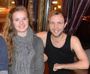 Lars Helge Throndsen og Marthe Stenerud Skeie (foto: Hadeland.net)