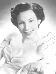 A publicity photo of the young Toni Arden at the start of her career