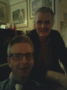 Jan and myself at home during Christmas 2013: Still together after 20 years!