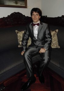 Leonid fotografert i forbindelse med en konsert