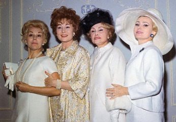 The glamourous Gabors: Eva, Magda, mother Jolie and Zsa Zsa